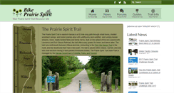 Desktop Screenshot of bikeprairiespirit.com